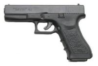 Photo un pistolet d'alarme, type GLOCK